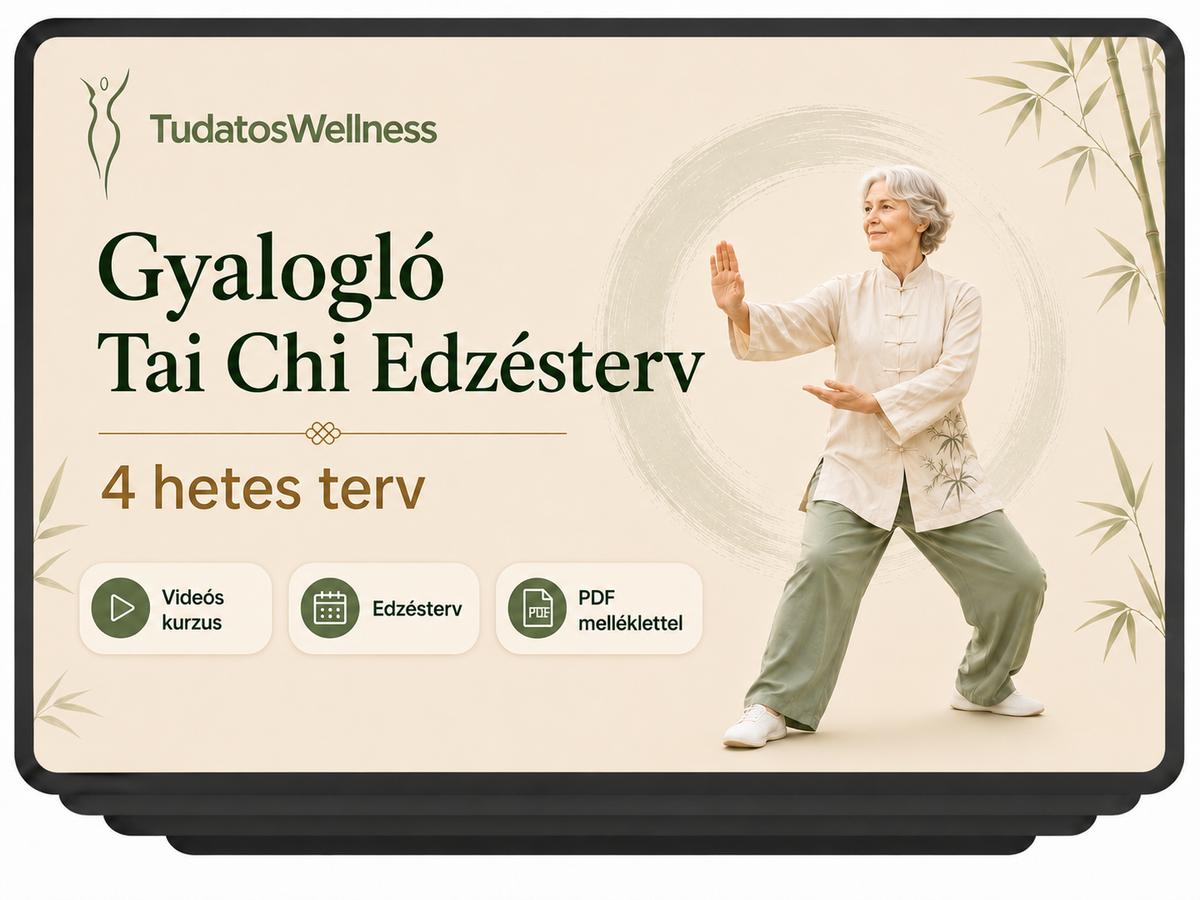 Tai Chi Sétáló Edzésterv - 4 hét